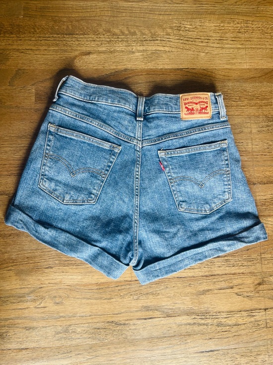Levi's Pants - Levi's Light Blue Rolled-Hem Denim Shorts